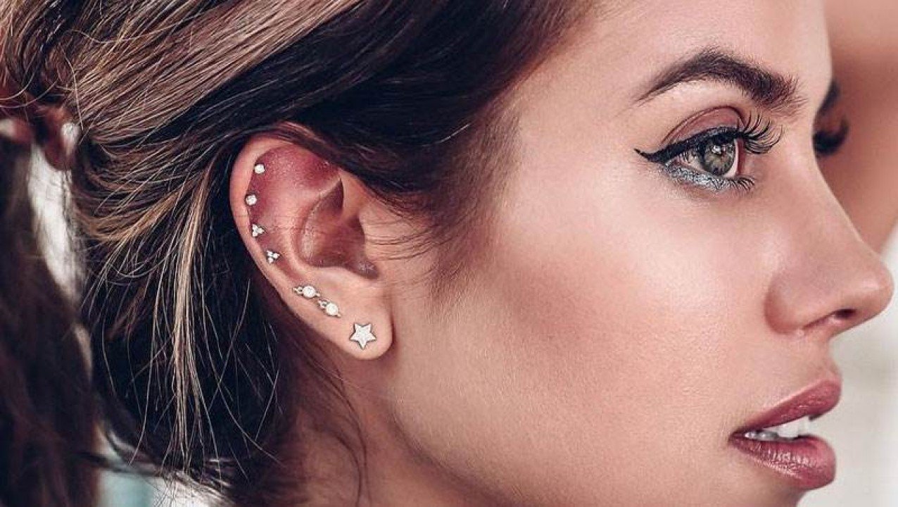 عکس گوشواره طلا روک پیرسینگ