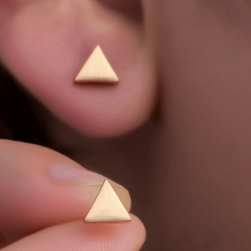 عکس گوشواره طلا میخی