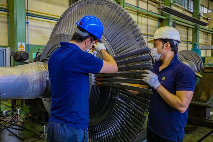 آغاز عملیات تعمیرات واحدهای نیروگاهی شرکت تولید نیروی برق تهران