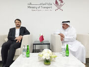دیدار وزیر حمل و نقل قطر با وزیر راه و شهرسازی