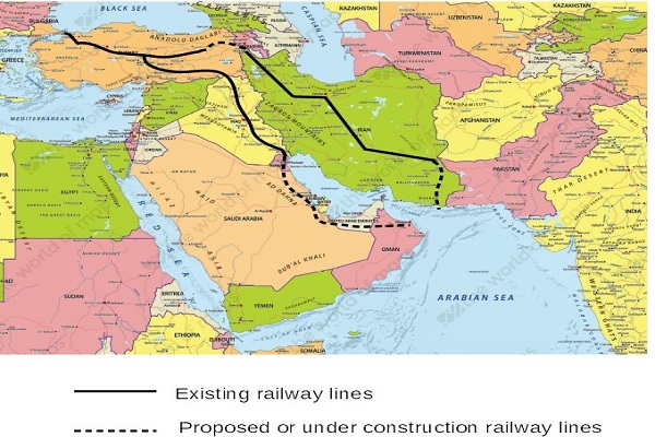 اهداف احتمالی عربستان از اتصال ریلی با عراق| فرصتی برای گسترش راه آهن شلمچه - بصره به آسیای مرکزی