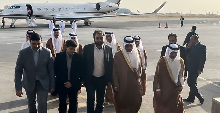 وزیر کار قطر در ایران