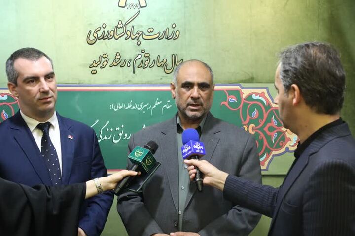 تاکید وزیر جهاد کشاورزی بر افزایش مبادلات تجاری در بخش کشاورزی با صربستان تاکید وزیر جهاد کشاورزی بر افزایش مبادلات تجاری در بخش کشاورزی با صربستان