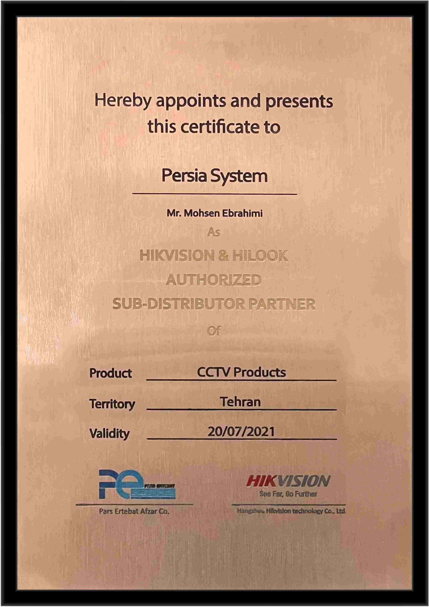 واقعا نمایندگی اصلی هایک ویژن در ایران چه شرکتی هست؟