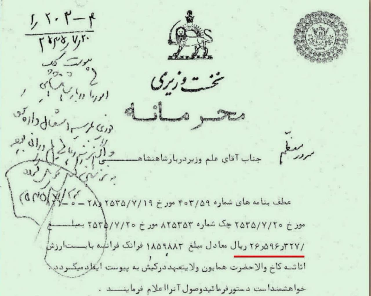 اثاثیهای به ارزش ۱۰ هزار سکه طلا برای ولیعهد ۱۶ ساله!