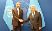 رایزنی وزیر امور خارجه با دبیرکل سازمان ملل