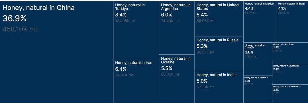 صنعت زنبورداری نیاز به بازارسازی جدید دارد| سهم ۶ درصدی ایران از بازار جهانی عسل