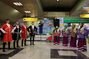 اجرای گروه های آئینی روستا ها در ایستگاه های مترو تهران؛ آذربایجان شرقی