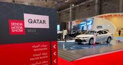 نمایش خودروی سوپراسپرت سیمرغ افغانستان در نمایشگاه قطر