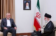 رئیس دفتر سیاسی حماس با رهبر معظم انقلاب دیدار کرد