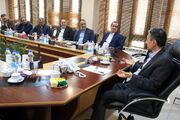 جلسه رییس ستاد اجرایی فرمان امام با مدیرعامل و اعضای هیات مدیره مخابرات
