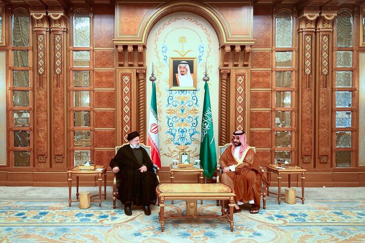 بنسلمان و رئیسی دیدار کردند بنسلمان و رئیسی دیدار کردند