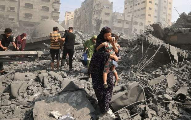 تصاویر آخر الزمانی از وضعیت شمال غزه