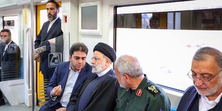 مترو پرند با حضور رئیس جمهور به بهره برداری رسید مترو پرند با حضور رئیس جمهور به بهره برداری رسید