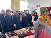 بزرگ‌ترین بازارچه صنایع‌دستی شمال کشور در آق قلا افتتاح شد