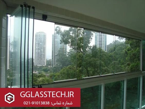 بالکن شیشه ای جی گلس