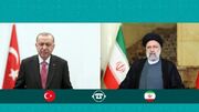 تاکید روسای جمهور ایران و ترکیه بر تقویت مناسبات اقتصادی