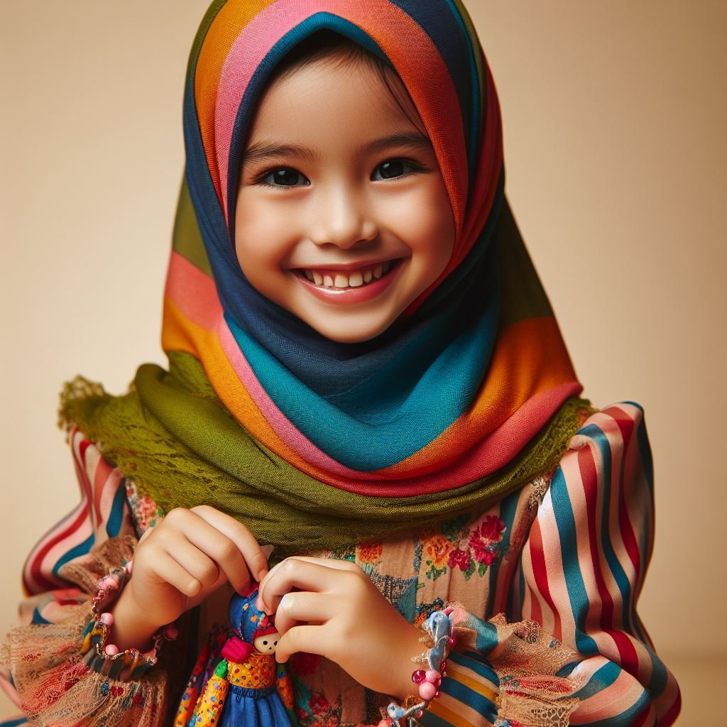 روسری بچه گانه