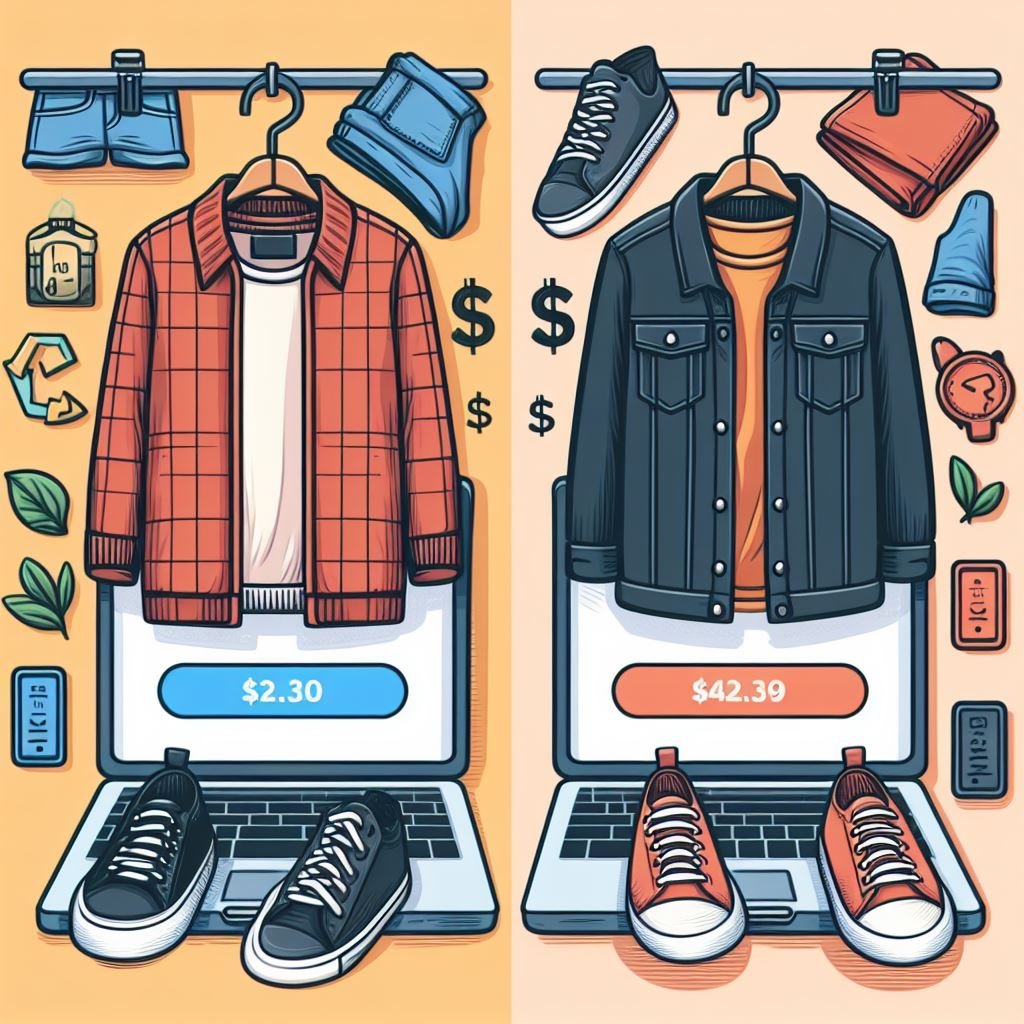 مقایسه قیمت لباس