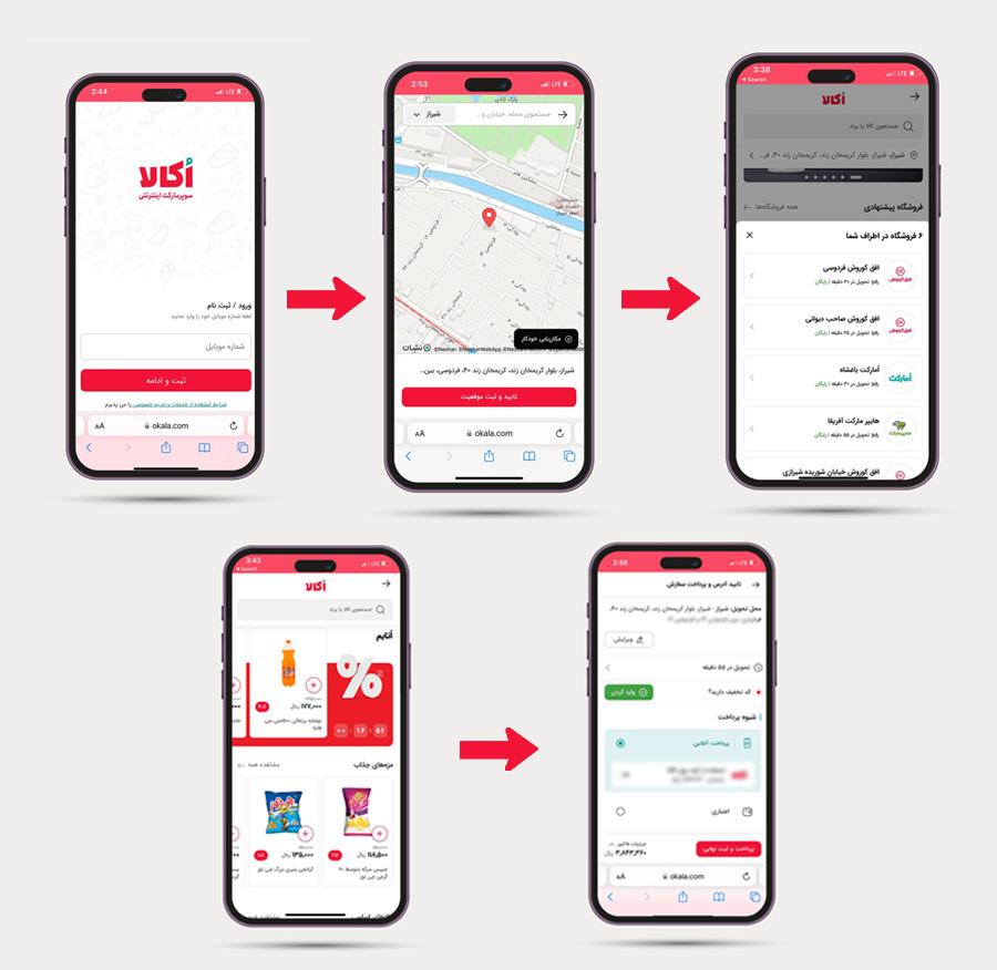 نحوه خرید انواع تنقلات تا ۵۰% تخفیف در شیراز از اکالا
