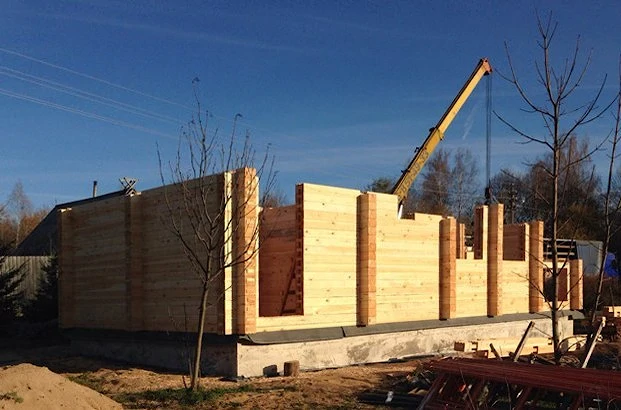 طراحی دکوراسیون با چوب روسی