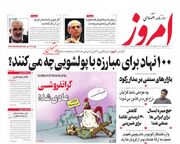 صفحه اول روزنامه های اقتصادی ۲۸ بهمن ۱۴۰۲