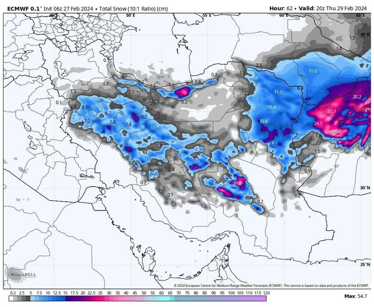 موج برفی بعدی در راه است!