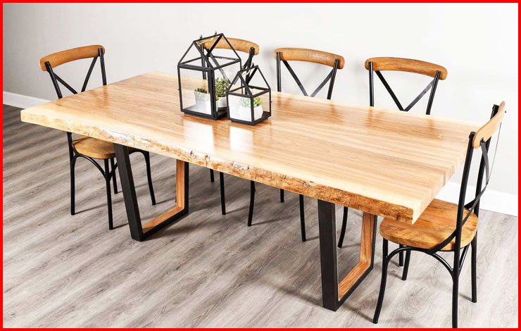 خرید میز ناهار خوری چوبی روستیک