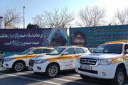 مانور خودروهای امدادی گروه بهمن در طرح رزمایش ترافیکی نوروز ۱۴۰۳