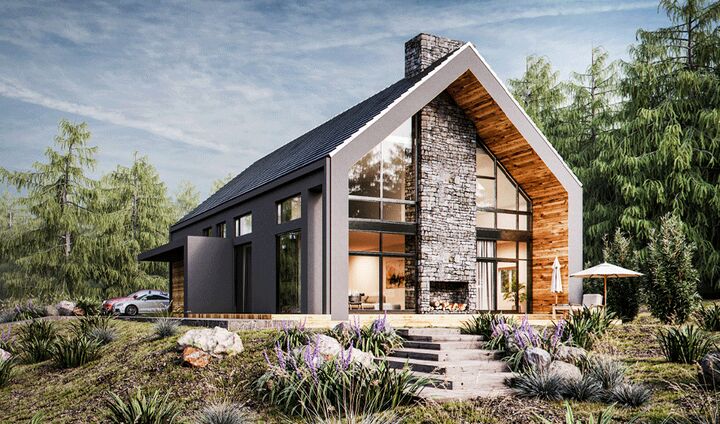 ساخت ویلا با سقف شیروانی مزایا و معایب ساخت ویلا با سقف شیروانی مزایا و معایب