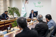 جلسه مدیران موسسه دانش بنیان برکت با رئیس ستاد اجرایی فرمان امام