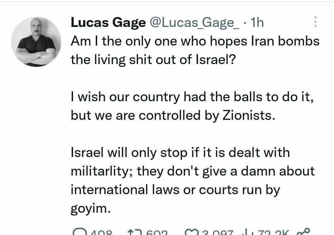 کاش ایران دخل اسرائیل را بیاورد