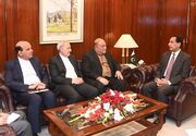 دیدار مدیرعامل شرکت ملی نفت ایران با رئیس مجلس پاکستان