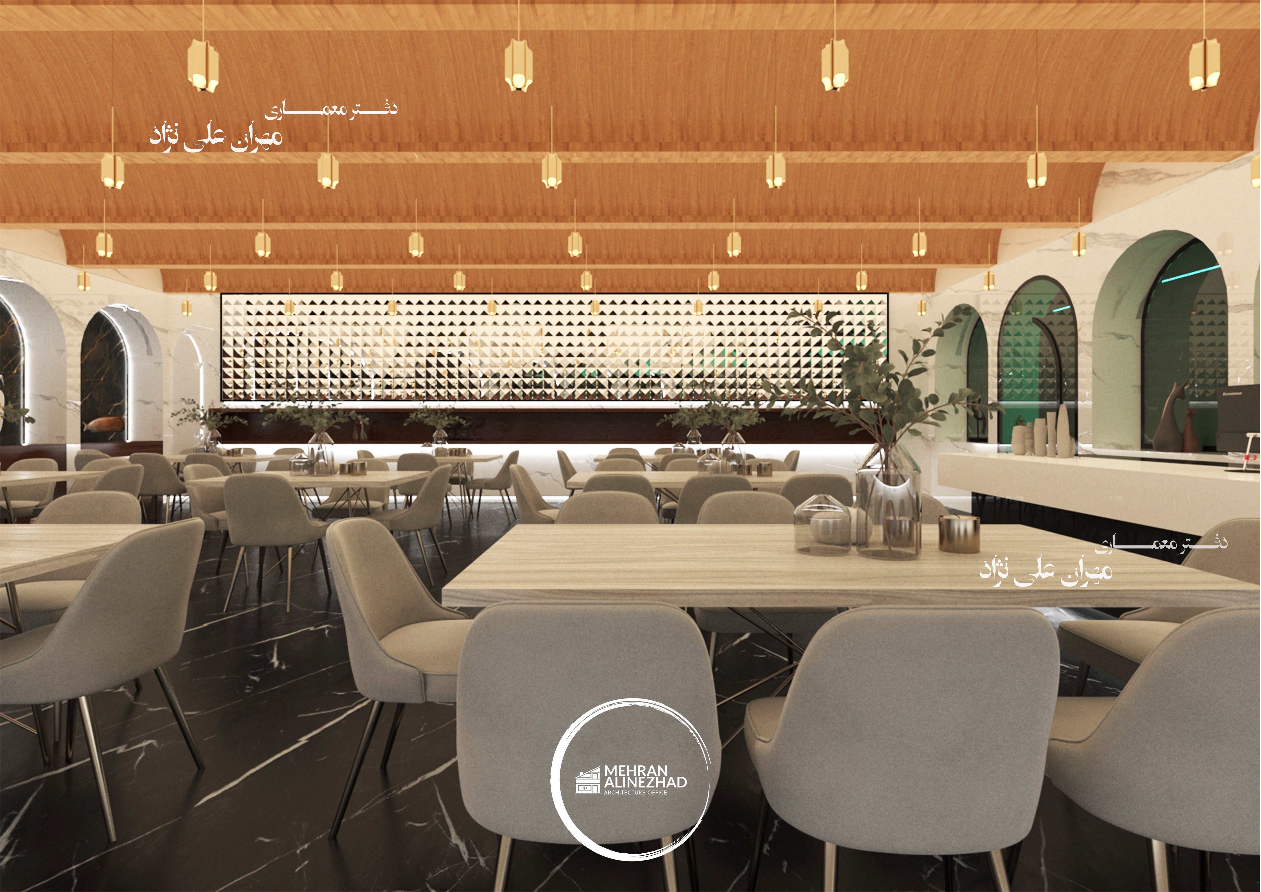 دفتر معماری مهران علی نژاد متخصص در زمینه طراحی و اجرای کافی شاپ