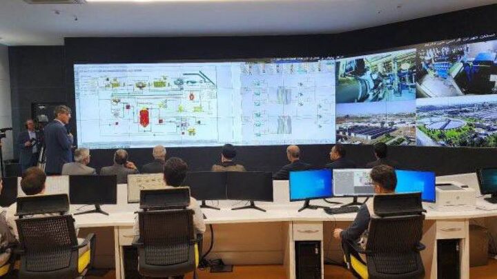 بهرهبرداری از پروژههای آب و فاضلاب تهران با حضور رئیسجمهور بهرهبرداری از پروژههای آب و فاضلاب تهران با حضور رئیسجمهور