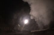 المسیره فیلم لحظه برخورد موشک یمنی را منتشر کرد