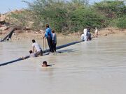 آب شرب ۲۵ روستای سیل زده زرآباد در سیستان و بلوچستان وصل شد