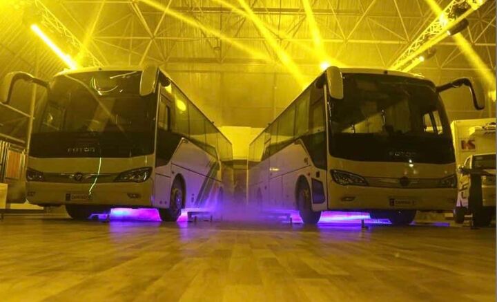 رونمایی از اتوبوسهای جدید بینشهری زامیاد رونمایی از اتوبوسهای جدید بینشهری زامیاد