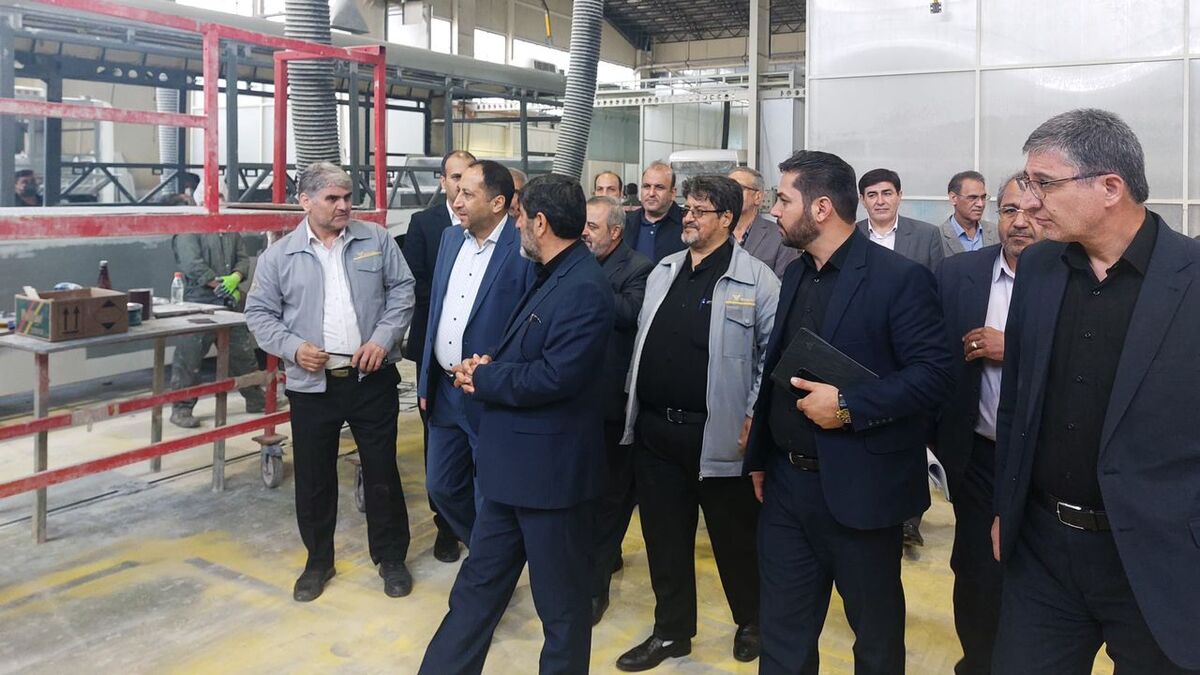 بازدید سرپرست استانداری آذربایجان شرقی از شرکت اسنا