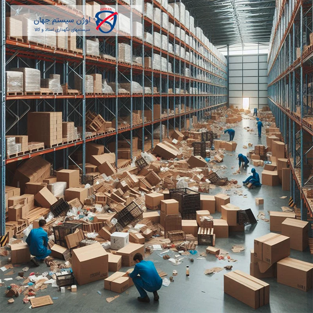 خطرات قفسه های انبار