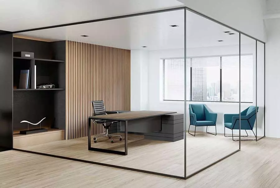 پارتیشن شیشه ای تکجداره و قیمت پارتیشن شیشه ای