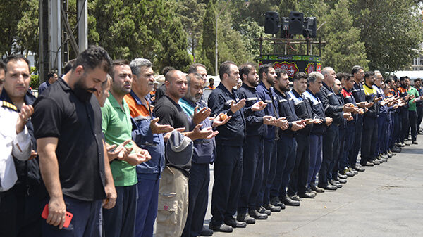 مراسم عزاداری سید و سالار شهیدان در پالایشگاه نفت پارس