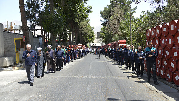 مراسم عزاداری سید و سالار شهیدان در پالایشگاه نفت پارس