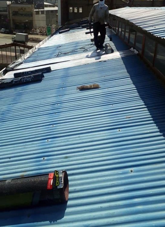 آموزش نصب ایزوگام روی ایرانیت