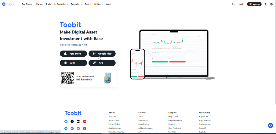 دانلود اپلیکیشن توبیت Toobit App از طریق منابع رسمی