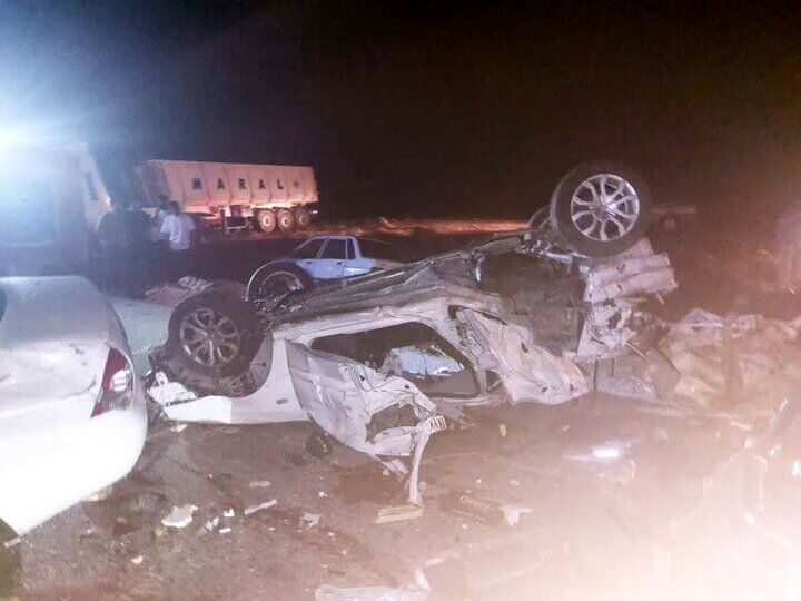 جزئیاتی جدید از تصادف زنجیرهای در جاده دماوند| تعداد جانباختگان و مصدومان