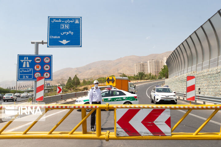 به دلیل حجم عظیم خودروها؛ جاده چالوس یکطرفه شد