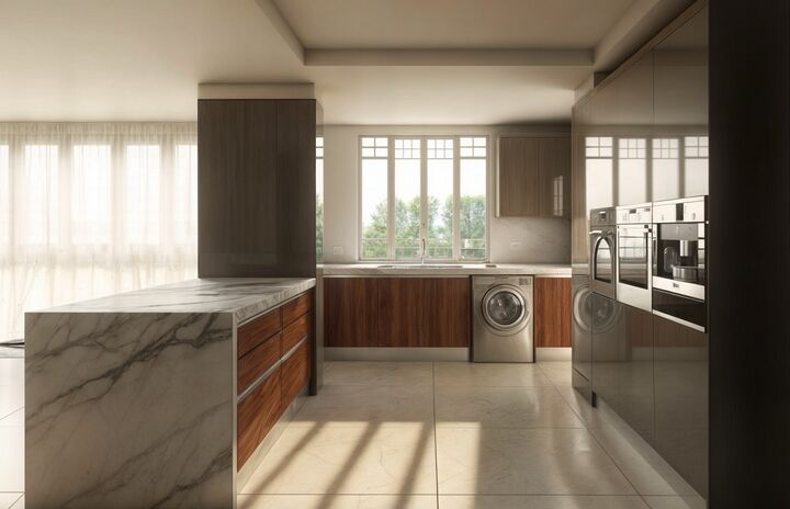 بهترین طراحی و چیدمان آشپزخانه کوچک: راهنمای جامع بهترین طراحی و چیدمان آشپزخانه کوچک: راهنمای جامع