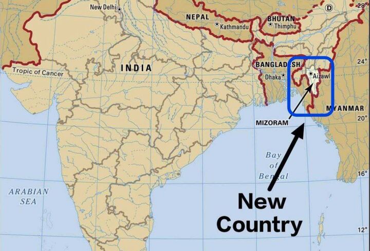 تازهترین نقشه سیا: تلاش برای ایجاد دولت مسیحی|  آیا جنگهای مذهبی در خلیج بنگال در راه است؟ تازهترین نقشه سیا: تلاش برای ایجاد دولت مسیحی|  آیا جنگهای مذهبی در خلیج بنگال در راه است؟