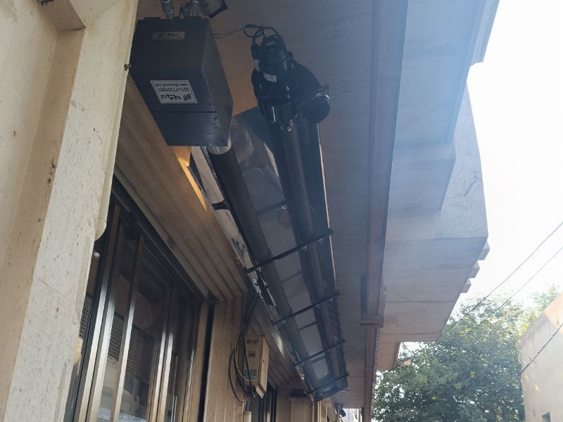 استفاده از وسایل گرمایشی در فضای باز ممنوع است